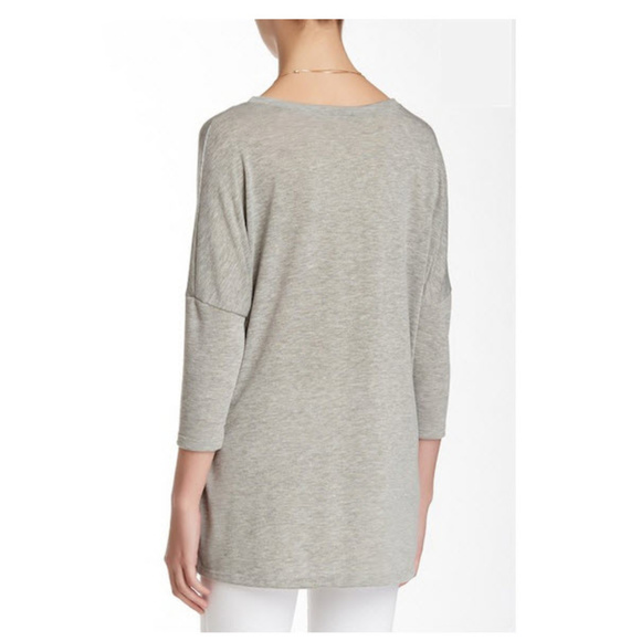 Go Couture Dolman Sleeve Sweater Heather Grey - Picture 2 of 2